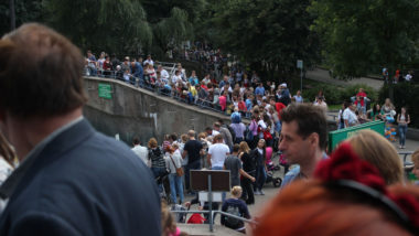 Moskwa - zoo, tłum