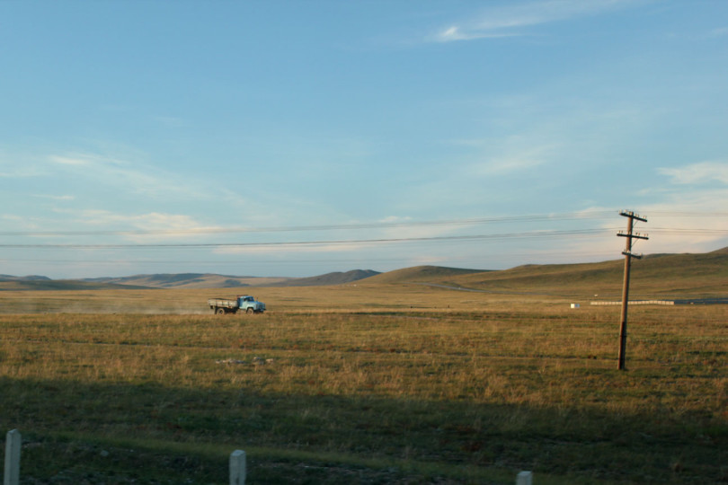 Mongolia step kolej transsyberyjska