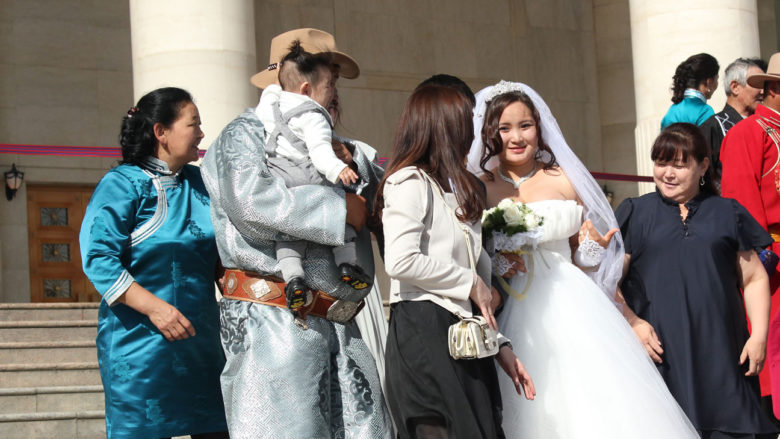 Ślub w Mongolii