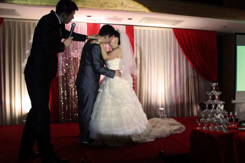 Pocałunek ślubny w Chinach