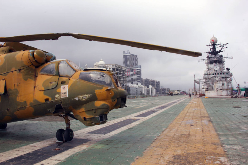 Helikopter na Mińsku