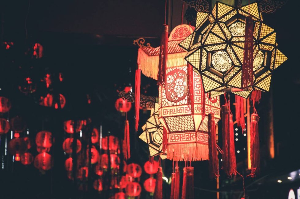 Традиционные китайские фонарики