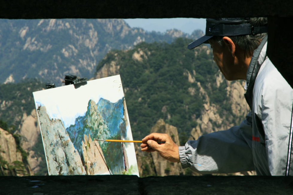 Malarz na Żółtej Górze, Huang Shan