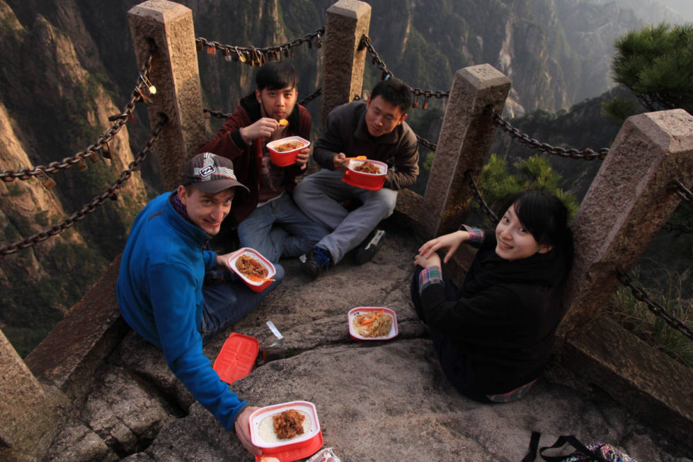 Obiad - Żółte Góry, Huang Shan