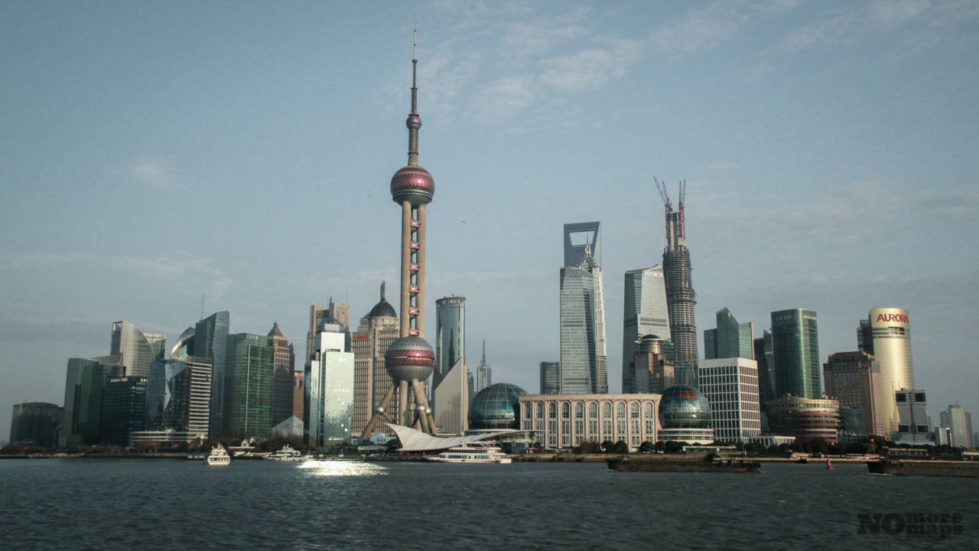Panorama z szanghajskiego Bund