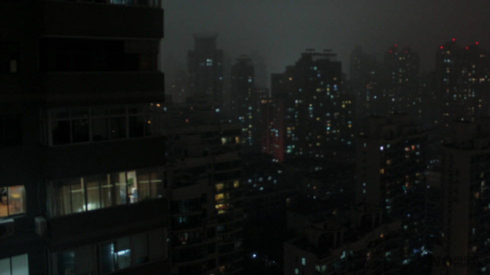Widok z okna w Szanghaju