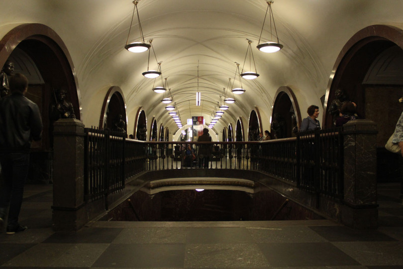 Metro Moskwa żyrandole