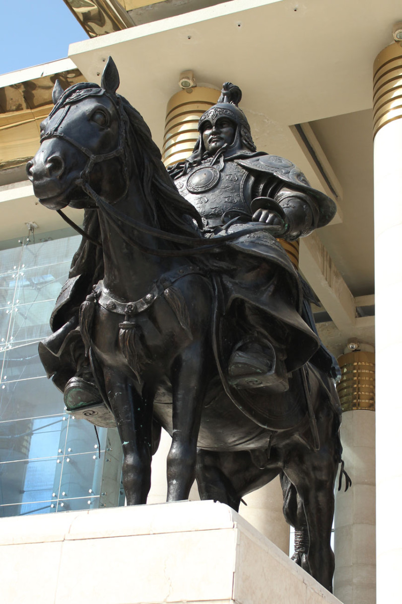 Pomnik mongolskiego wojownika