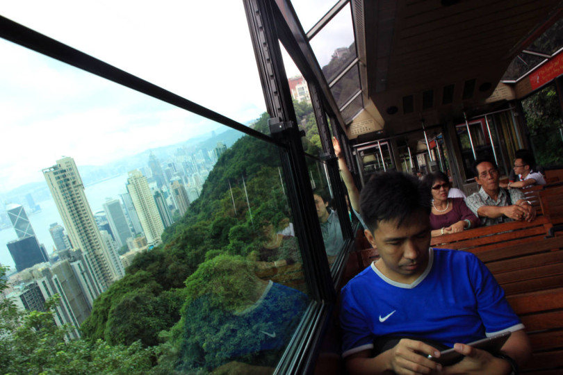 Peak Tram w Hong Kongu