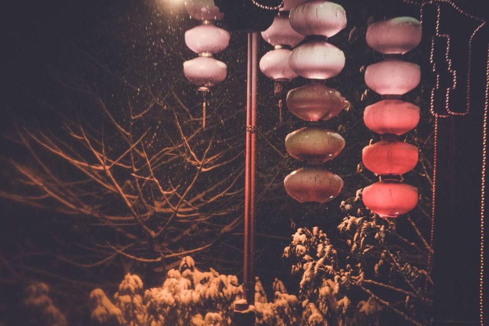 Красные фонари в Китае